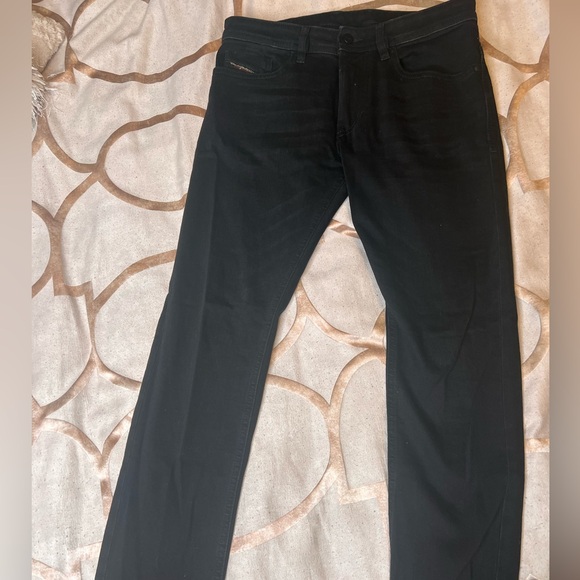 Diesel black denim pants. Worn twice. 30/32. - Picture 2 of 5